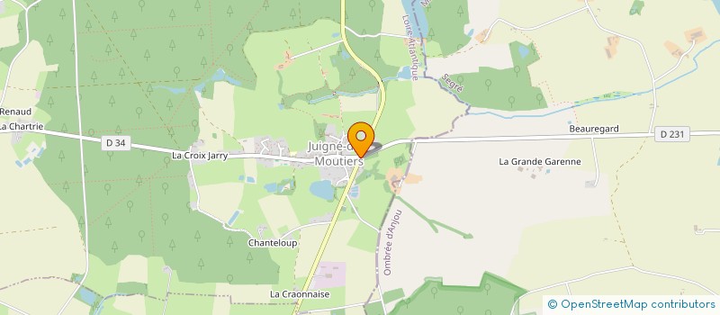 localisation de l'entreprise SARL SOPOCLOISE  LA CHAPELLE-GLAIN