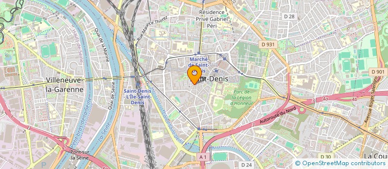 localisation de l'entreprise SARL SOPSEBA à SAINT-DENIS
