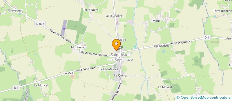 localisation de l'entreprise SARL SORAREC à CURCIAT-DONGALON