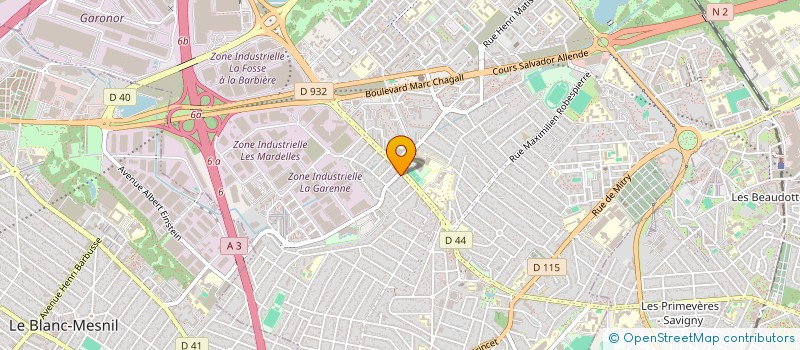 localisation de l'entreprise SARL SORDI à AULNAY-SOUS-BOIS