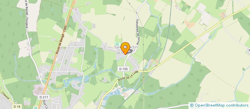 localisation de l'entreprise SARL SOREAU-REMARS à BAUGE-EN-ANJOU