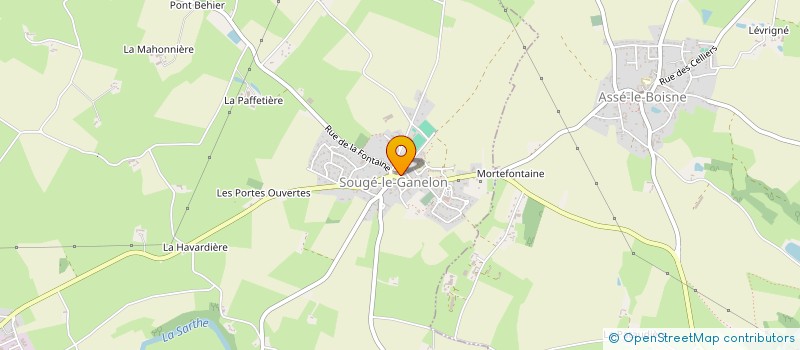 localisation de l'entreprise SARL SOREL  SOUGE-LE-GANELON