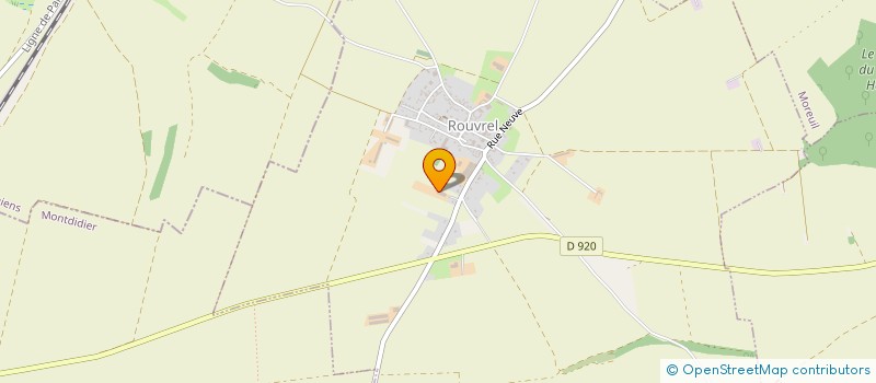 localisation de l'entreprise SARL SOREL TRAVAUX AGRICOLES à ROUVREL