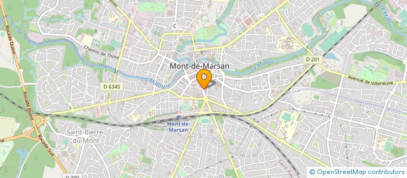 localisation de l'entreprise SARL SORELH VOYAGES  MONT-DE-MARSAN