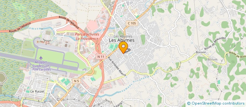 localisation de l'entreprise SARL SOREMA à LES ABYMES