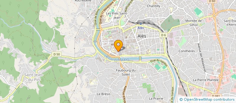 localisation de l'entreprise SARL SORGEL  ALES