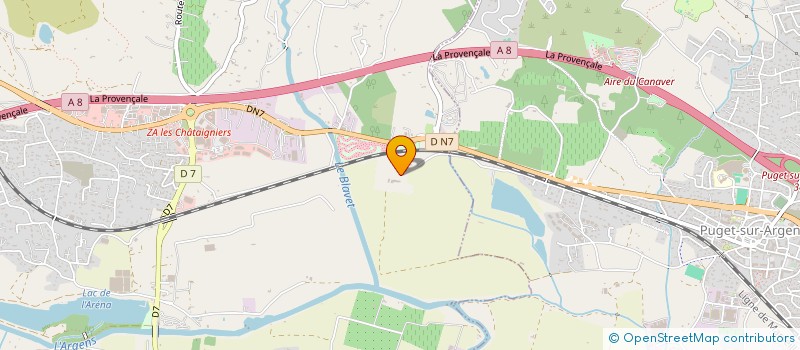 localisation de l'entreprise SARL SOROMA à ROQUEBRUNE-SUR-ARGENS