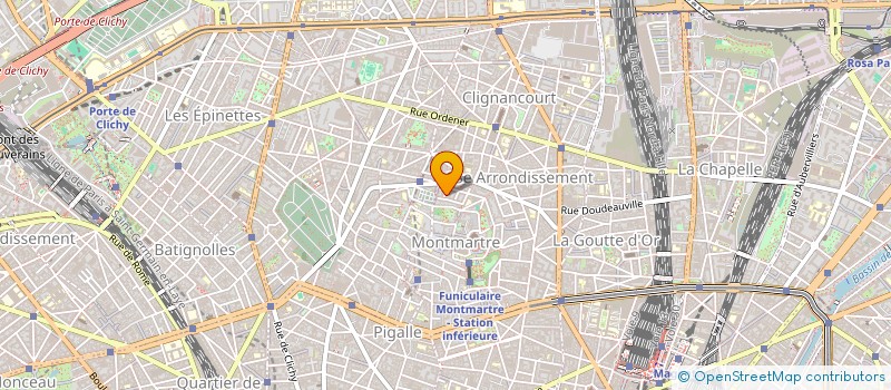 localisation de l'entreprise SARL SORRY WE ARE OPEN  PARIS