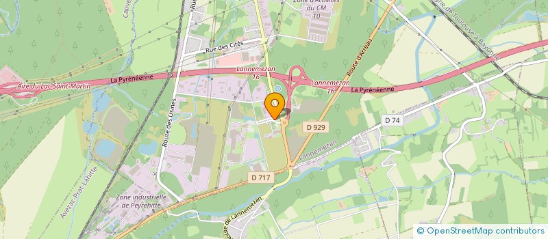 localisation de l'entreprise SARL SORTIE 16  LANNEMEZAN