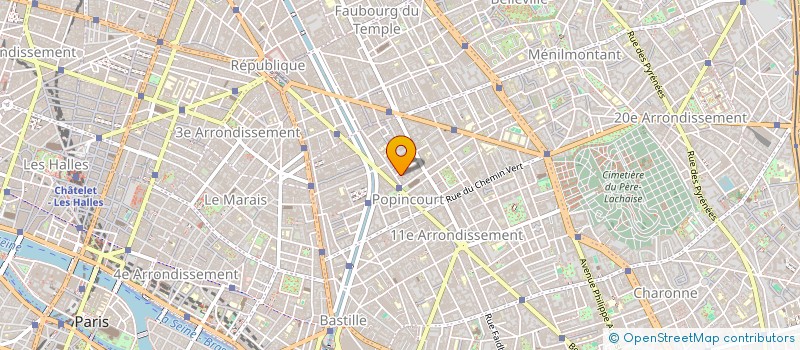 localisation de l'entreprise SARL SOS DAMLA à PARIS