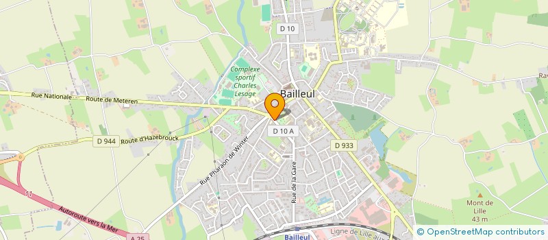 localisation de l'entreprise SARL SOS ORDI SERVICES à BAILLEUL