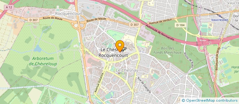localisation de l'entreprise SARL SOS STORES à LE CHESNAY-ROCQUENCOURT