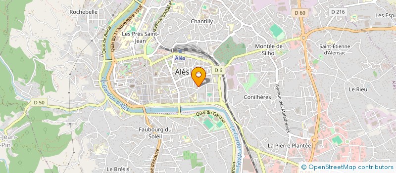 localisation de l'entreprise SARL SOTRABAT  ALES