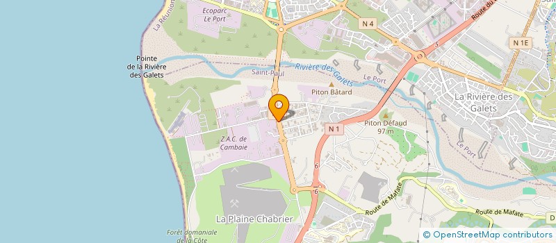 localisation de l'entreprise SARL SOTRACO OI à SAINT-PAUL