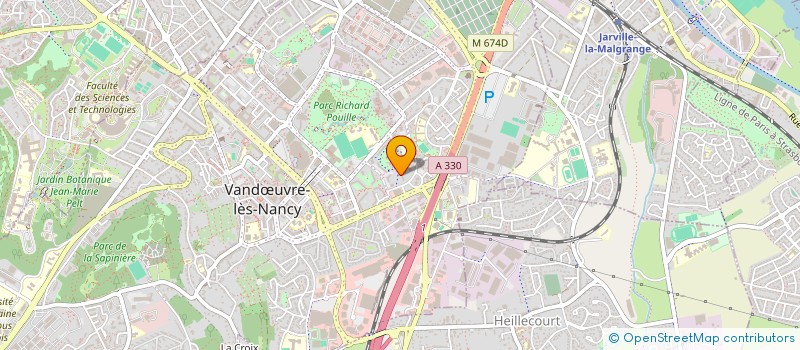 localisation de l'entreprise SARL SOTRADIM à VANDŒUVRE-LES-NANCY