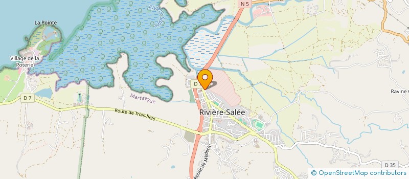 localisation de l'entreprise SARL SOTRAGES à RIVIERE-SALEE