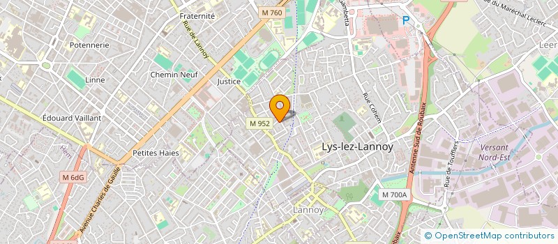 localisation de l'entreprise SARL SOTRALYS à LYS-LEZ-LANNOY
