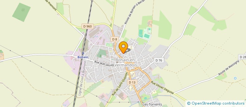 localisation de l'entreprise SARL SOTTRAP à BOHAIN EN VERMANDOIS