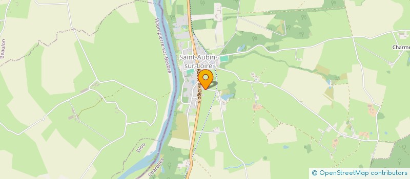localisation de l'entreprise SARL SOTTY JARDINS.SERVICES AUX PARTICULIERS à SAINT-AUBIN-SUR-LOIRE