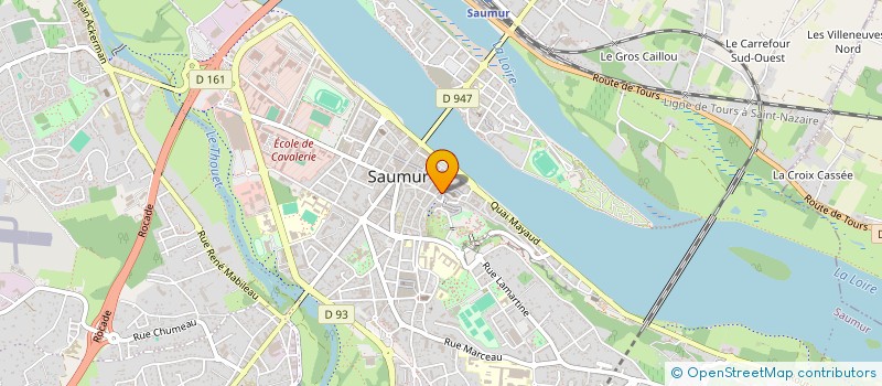 localisation de l'entreprise SARL SOUBIALE  SAUMUR