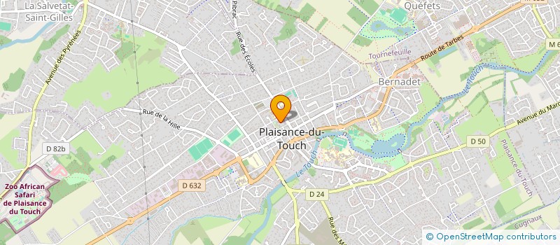 localisation de l'entreprise SARL SOUCASSE  PLAISANCE-DU-TOUCH