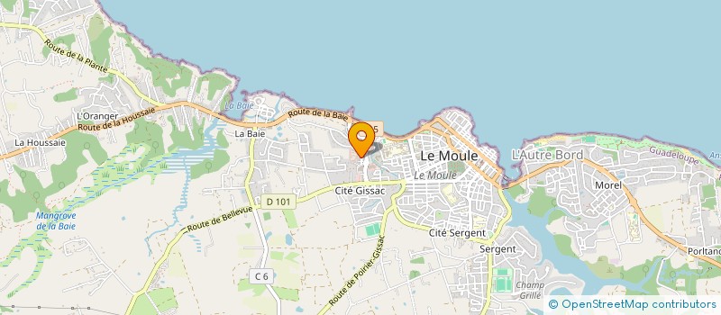 localisation de l'entreprise SARL SOUGUACAL à LE MOULE