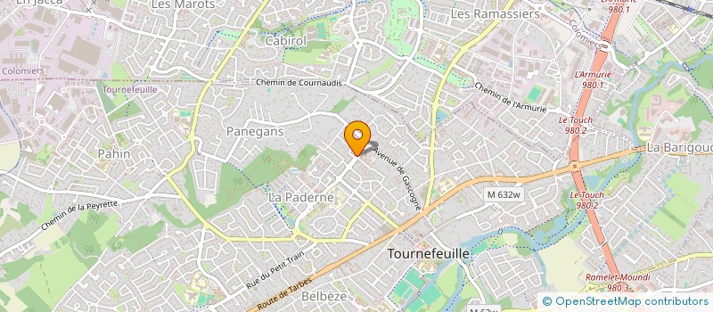 localisation de l'entreprise SARL SOUIDET à TOURNEFEUILLE