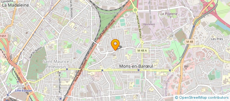 localisation de l'entreprise SARL SOUILLE à MONS-EN-BARŒUL