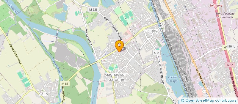 localisation de l'entreprise SARL SOULA  GAGNAC-SUR-GARONNE