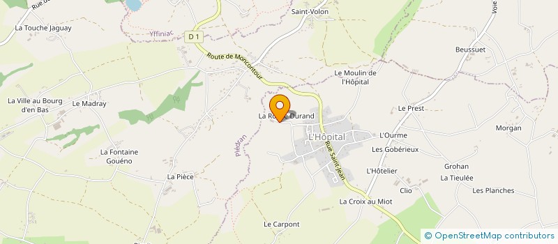 localisation de l'entreprise SARL SOULABAILLE J.P ETA  QUESSOY