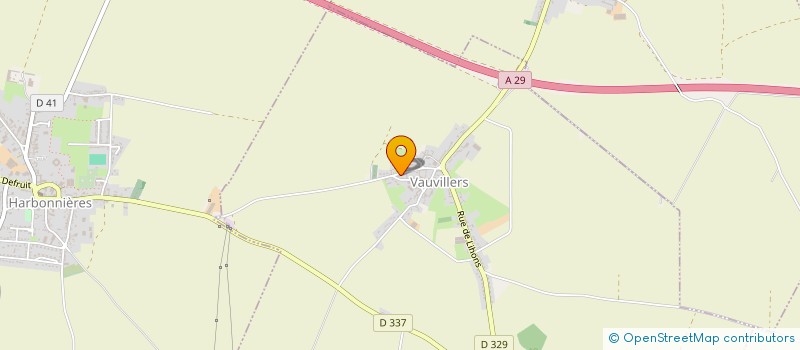 localisation de l'entreprise SARL SOULE  VAUVILLERS