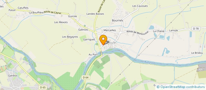 localisation de l'entreprise SARL SOULIE T.P. à BIOULE