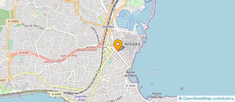 localisation de l'entreprise SARL SOUMAH & OLIVARI à ANTIBES