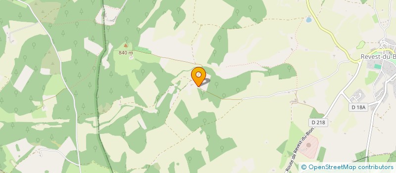 localisation de l'entreprise SARL SOUMAILLE FRERES  REVEST-DU-BION