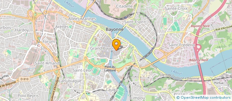 localisation de l'entreprise SARL SOURIRE BAYONNE à BAYONNE