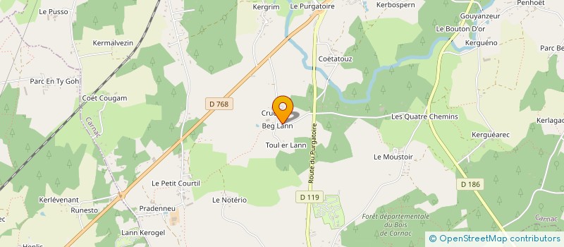 localisation de l'entreprise SARL SOURIYA  CARNAC