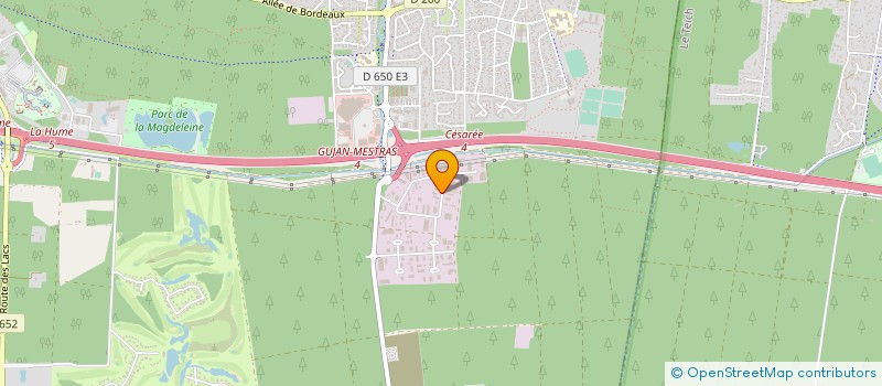 localisation de l'entreprise SARL SOUSA ASCA  GUJAN-MESTRAS