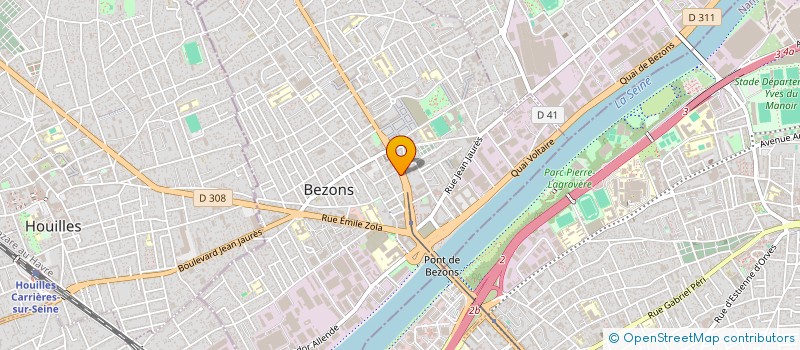 localisation de l'entreprise SARL SOVA à BEZONS
