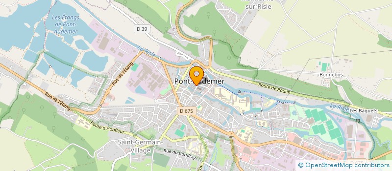 localisation de l'entreprise SARL SOVEB  PONT-AUDEMER