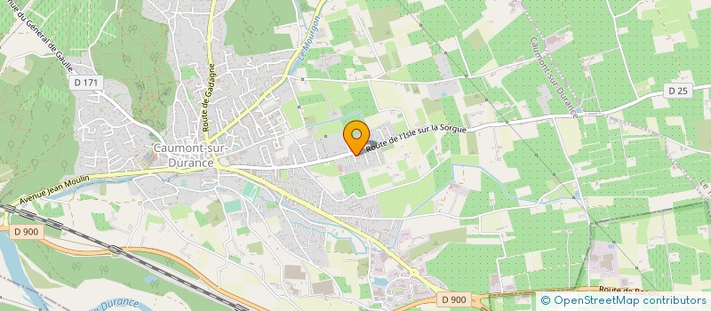 localisation de l'entreprise SARL SOVIBAT  CAUMONT-SUR-DURANCE