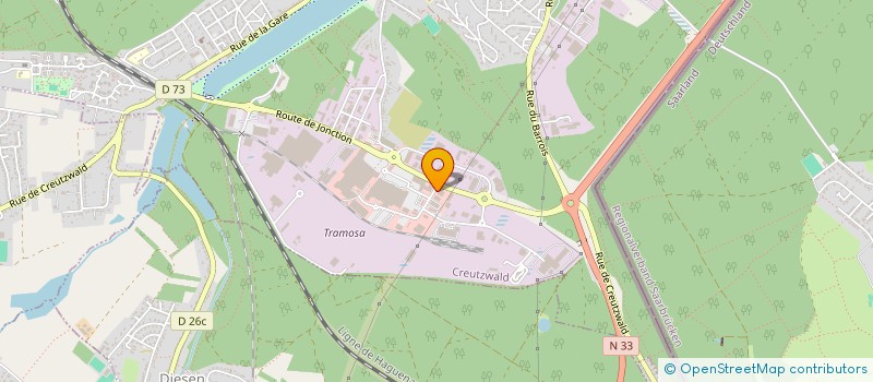 localisation de l'entreprise SARL SOWAX à CREUTZWALD