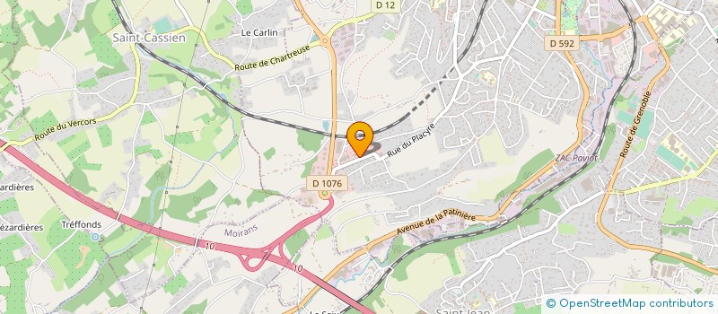 localisation de l'entreprise SARL SP à VOIRON