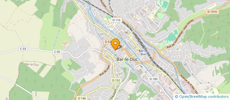 localisation de l'entreprise SARL SP2 BAR à BAR-LE-DUC