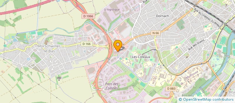 localisation de l'entreprise SARL SPA ALSACE à MULHOUSE