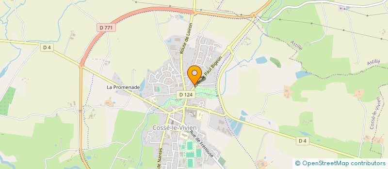 localisation de l'entreprise SARL SPEC à COSSE-LE-VIVIEN