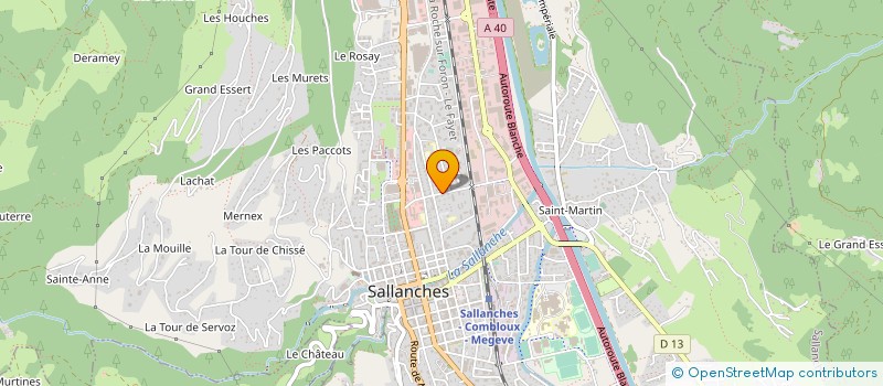 localisation de l'entreprise SARL SPECIDEC à SALLANCHES