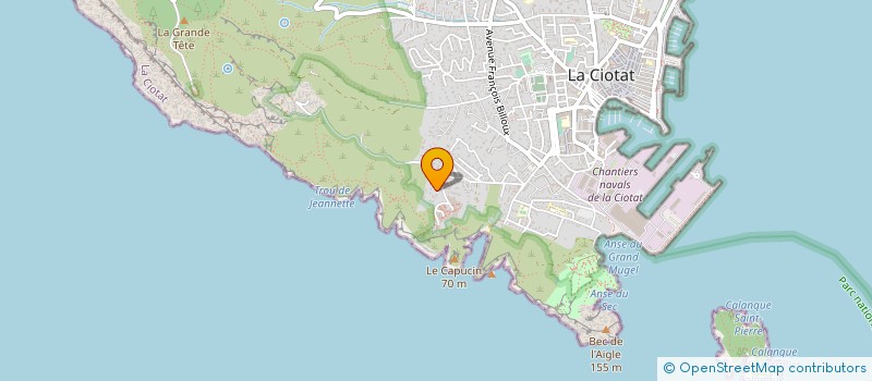 localisation de l'entreprise SARL SPECIMED  LA CIOTAT