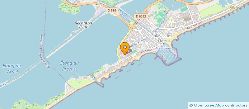 localisation de l'entreprise SARL SPECTACLES ORGANISATIONS à PALAVAS-LES-FLOTS