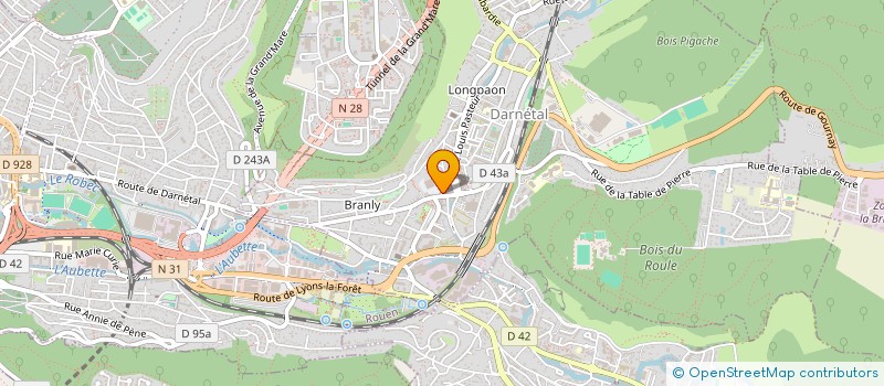 localisation de l'entreprise SARL SPEED  DARNETAL