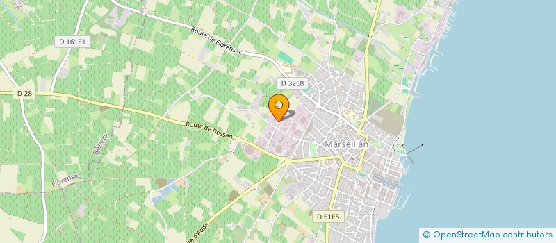 localisation de l'entreprise SARL SPEED ALU à MARSEILLAN
